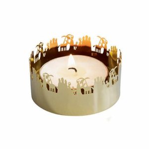 Etsad Candle Holder Gold | Home Accessories Tea Light Holders, Lanterns & Candle Dishes Candle Holders Crib