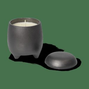 Evoke Candle In Jar | Home Accessories Candles Candle Holders Blackened Aluminium