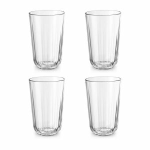 Facet Drinking Glass 43 Cl 4-Pack | Tableware Drinking Glasses & Tumblers Drinking Glasses & Tumblers clear