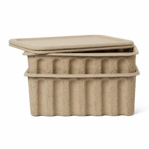 Ferm Large Box Paper With Lid 2-Pack | Home Accessories Storage For The Kids Room Home Accessories Brown