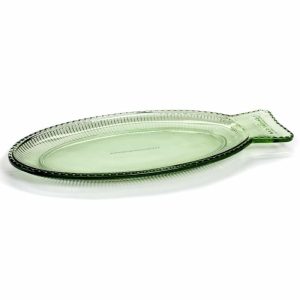 Fish & Fish Serving Saucer 16X35 Cm | Tableware Serving Platters & Dishes Bowls & Serving Dishes Green