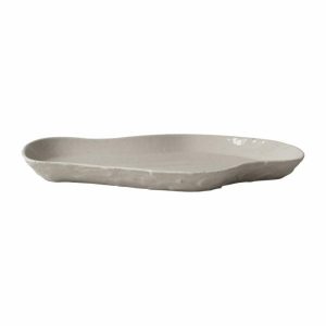 Flow Saucer Large 25X40 Cm | Tableware Serving Platters & Dishes Bowls & Serving Dishes Sand