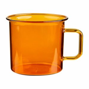 Glassmug 35 Cl | Tableware Coffee Cups Coffee Cups Amber