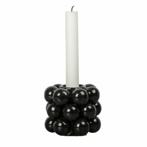 Globe Candle Sticks 8.5 Cm | Home Accessories Candle Holders Candle Holders black