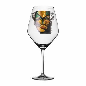 Golden Butterfly Wine Glass 75 Cl | Tableware Wine Glasses Glasses clear