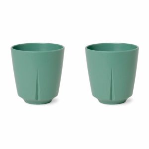 Grand Cru Take Mug 30 Cl 2-Pack | Tableware Plastic Cups Cups & Mugs Mid green