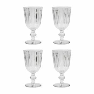 Groove Wine Glass 24 Cl 4-Pack | Tableware Wine Glasses Glasses clear