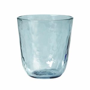 Hammered Drinking Glass 33.5 Cl | Tableware Drinking Glasses & Tumblers Drinking Glasses & Tumblers blue