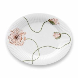 Hammershøi Poppy Oval Saucer 22.5X28.5 Cm | Tableware Serving Platters & Dishes Bowls & Serving Dishes Serving Platters & Dishes