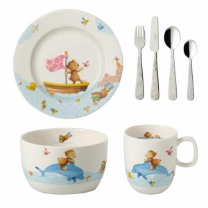 Happy As A Bear Children’S Dinnerware And Cutlery | Tableware Children’S Tableware Children's Tableware Children'S Tableware