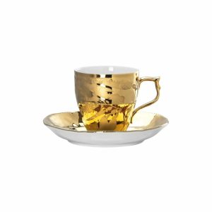 Heritage Midas Espresso Cup With Saucer | Tableware Espresso Cups Cups & Mugs Espresso Cups