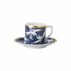 Heritage Turandot Espresso Cup With Saucer | Tableware Espresso Cups Cups & Mugs blue