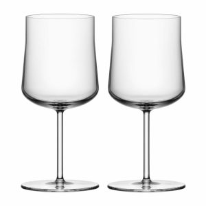 Informal Glass On Foot 36 Cl 2-Pack | Tableware Wine Glasses Glasses clear