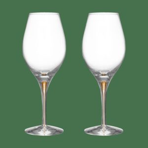 Intermezzo Balance Wine Glass 44 Cl 2-Pack | Tableware Wine Glasses Glasses Gold