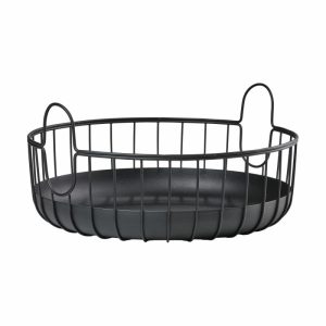 Inu Basket 18Xø38 Cm | Home Accessories Storage Baskets Home Accessories black