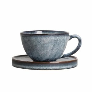 Jade Cup With Saucer | Tableware Coffee Cups Coffee Cups blue