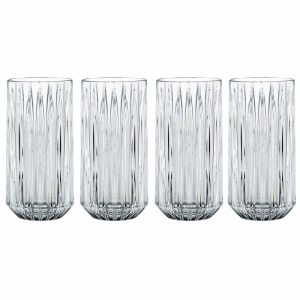 Jules Long Drink 4-Pack | Tableware Long Drink & Highball Glasses Glasses clear