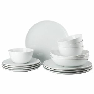 Junto Dinner Service Set White | Tableware Table Settings & Starter Sets Plates Table Settings & Starter Sets