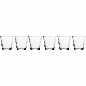 Kartio Water Glass 21 Cl 6-Pack | Tableware Drinking Glasses & Tumblers Drinking Glasses & Tumblers clear