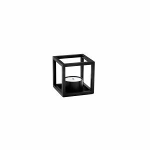 Kubus Lantern | Home Accessories Tea Light Holders, Lanterns & Candle Dishes Candle Holders black