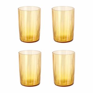 Kusintha Drinking Glass 28 Cl 4-Pack | Tableware Drinking Glasses & Tumblers Drinking Glasses & Tumblers Amber