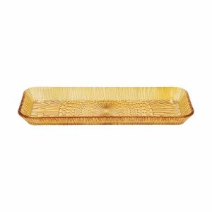 Kusintha Servering Saucer Rectangular 14X38 Cm | Tableware Serving Platters & Dishes Bowls & Serving Dishes Amber