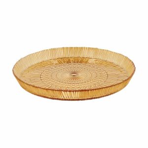 Kusintha Servering Saucer Round Ø30 Cm | Tableware Serving Platters & Dishes Bowls & Serving Dishes Amber