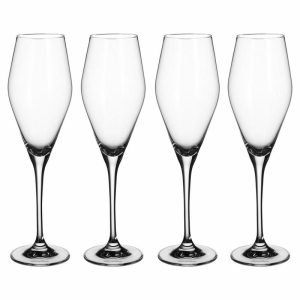 La Divina Champagne Glass 4-Pack | Tableware Champagne Glasses Champagne Glasses Champagne Glasses