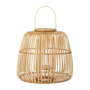 Lalla Lantern Ø42X39 Cm | Home Accessories Tea Light Holders, Lanterns & Candle Dishes Candle Holders Bamboo