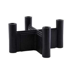 Layers Candle Sticks 14 Cm | Home Accessories Candle Holders Candle Holders black