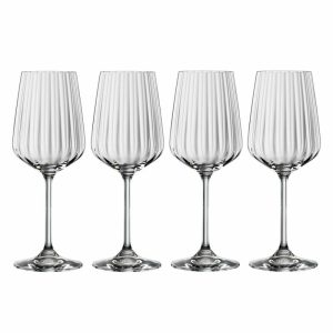 Lifestyle White Wine Glass 4-Pack | Tableware Wine Glasses Glasses Tableware