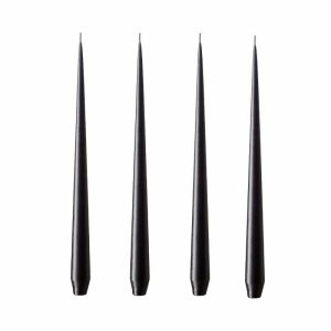 Light4-Pack Raw Black | Home Accessories Candles Candle Holders Candles