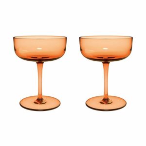 Like Champagne Glass Coupe 10 Cl 2-Pack | Tableware Champagne Glasses Champagne Glasses Apricot