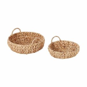 Lily Basket With Handle 2 Pieces | Home Accessories Storage Baskets Home Accessories Home Accessories