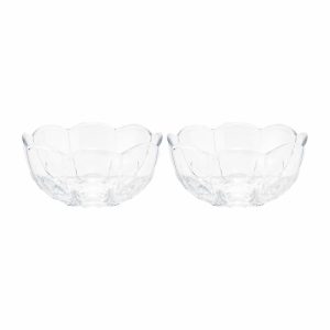 Lily Bowl Ø13 Cm 2-Pack | Tableware Dessert Bowls Bowls & Serving Dishes clear