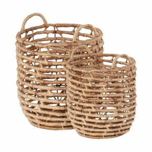 Lily Storage Baskets U-Shape Open Twist 2 Pieces | Home Accessories Storage Baskets Home Accessories Home Accessories