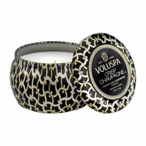 Maison Noir Mini Tin Scented 25 Hours | Home Accessories Scented Candles & Diffusers Candle Holders Crisp Champagne