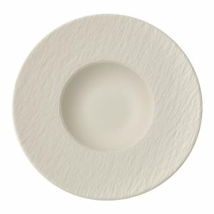 Manufacture Rock Deep Plate Ø28 Cm | Tableware Deep Plates Deep Plates Blanc