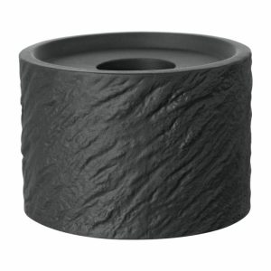 Manufacture Rock Home Candle Holder 4.8 Cm | Home Accessories Candle Holders Candle Holders black