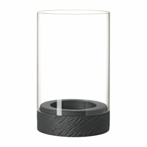 Manufacture Rock Home Hurricane Lantern M | Home Accessories Tea Light Holders, Lanterns & Candle Dishes Candle Holders black