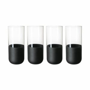 Manufacture Rock Long Drinkglass 30 Cl 4-Pack | Tableware Long Drink & Highball Glasses Glasses clear