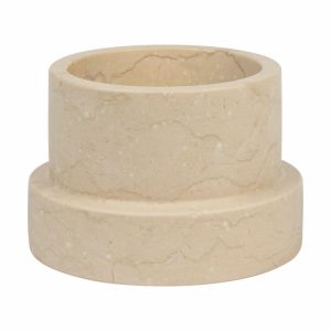 Marble Candle Holder For Block Candle 6.5 Cm | Home Accessories Candle Holders Candle Holders Candle Holders