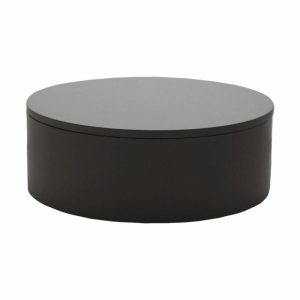 Matte Lacquered Storage Box Ø20X7 Cm | Home Accessories Boxes & Jars Boxes & Jars black