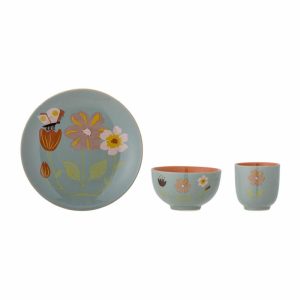 Meadow Children’S Dinnerware Stoneware 3 Pieces | Tableware Table Settings & Starter Sets Children's Tableware Children'S Tableware