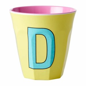 Melamin Cup Medium Letter -D 30 Cl | Tableware Plastic Cups Children's Tableware Plastic Cups