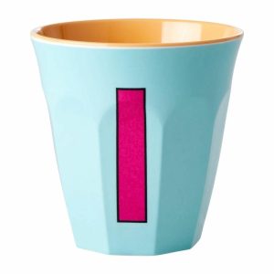 Melamin Cup Medium Letter -I 30 Cl | Tableware Plastic Cups Children's Tableware Mint