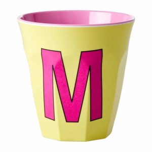 Melamin Cup Medium Letter -M 30 Cl | Tableware Plastic Cups Children's Tableware Plastic Cups