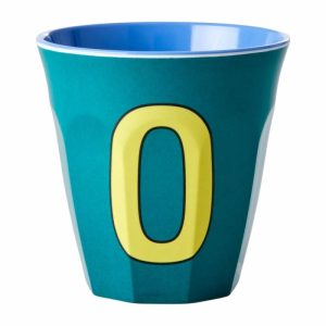 Melamin Cup Medium Letter -O 30 Cl | Tableware Plastic Cups Children's Tableware Green