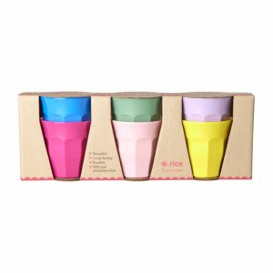 Melamine Cup Small 6-Pack | Tableware Plastic Cups Children's Tableware Multicolor