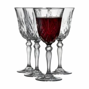 Melodia Red Wine Glass 27 Cl 4-Pack | Tableware Wine Glasses Glasses Crystal